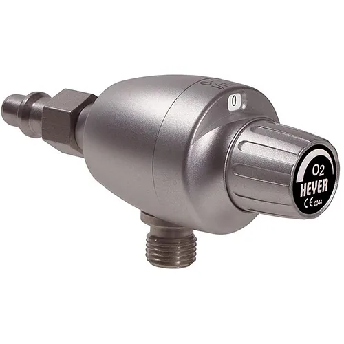 Heyer Flowregler Heyer Gas-Flowregler für ZGA, stufenweise einstellbar (Sauerstoff)