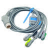 NI-CR005-6002IC5 5-adriges Komplettkabel zu Philips/HP mit Druckknopf-DIN