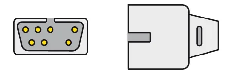 nellcor_DB9.jpg Spo2 Ohrsensor zu Nellcor (1,00 m)