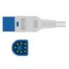 Philips d-shaped SpO2 Fingerclipsensor (Pediatrie) zu HP/Philips (3,00 m)