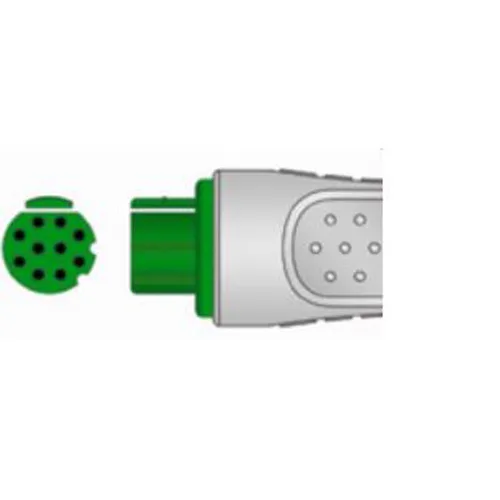 GEDatex5 3-adriges Komplettkabel zu GE Datex Ohmeda Without mit Klammern