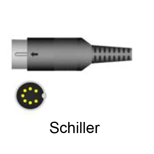 Schiller SpO2-Adapterkabel zu Schiller