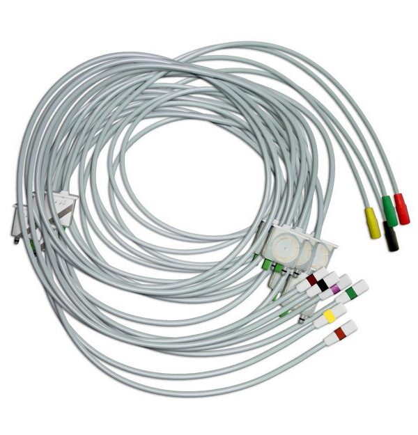 Original GE KISS+ 10-adriger Satz EKG-Saugleitungen