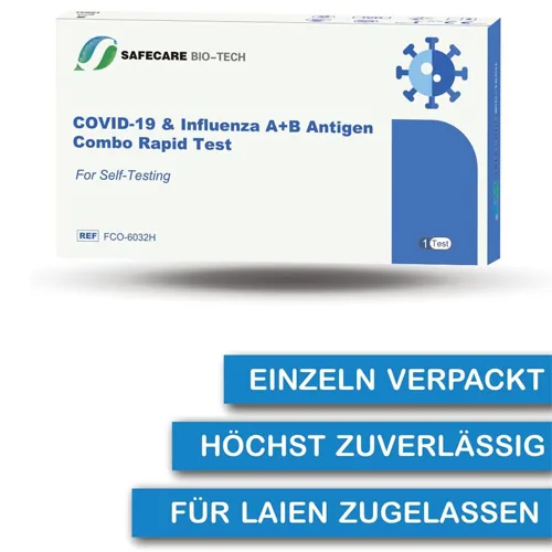 Safecare Covid-19 & Influenza A/B Kombi-Selbsttest