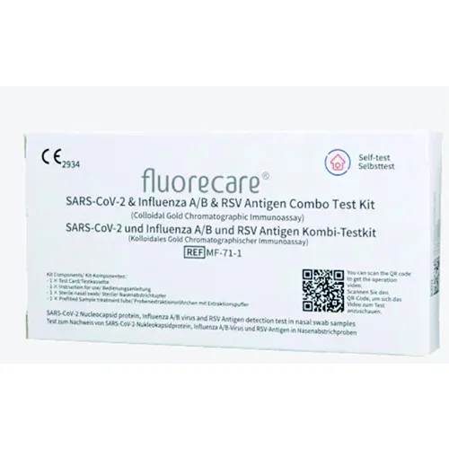 Fluorecare 4in1 Schnelltest (Covid/Influenza A und B/RSV)