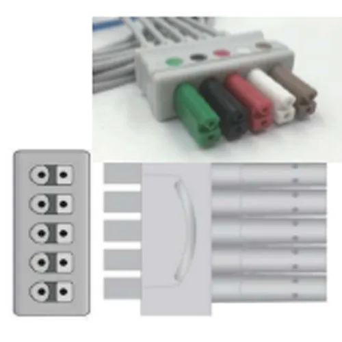 CR006-6335IC Patientenkabel 5-adrig Dräger