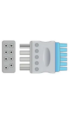 NI-CR006-5526IC 3-adrige Patientenleitung zu Nihon Kohden