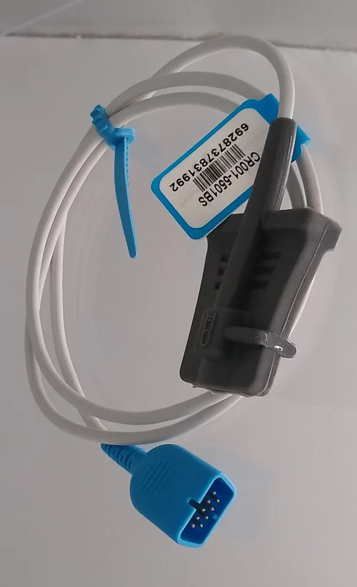 CR001-5501BS SpO2 Fingersensor (Silikontasche) zu Nihon Kohden (1,00 m)