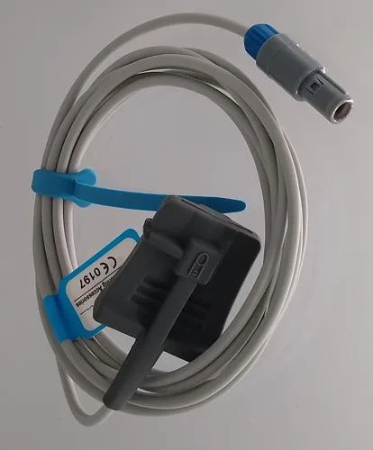SpO2-Silikon-Fingersensor zu Dräger Vista 120 (3,00 m)