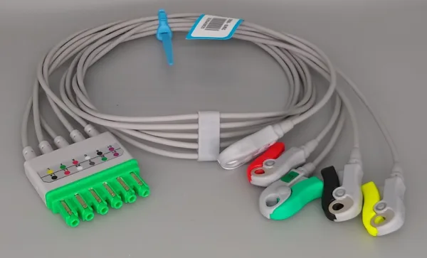 CR006-6345IC 5-adrige Patientenleitung zu Dräger POD